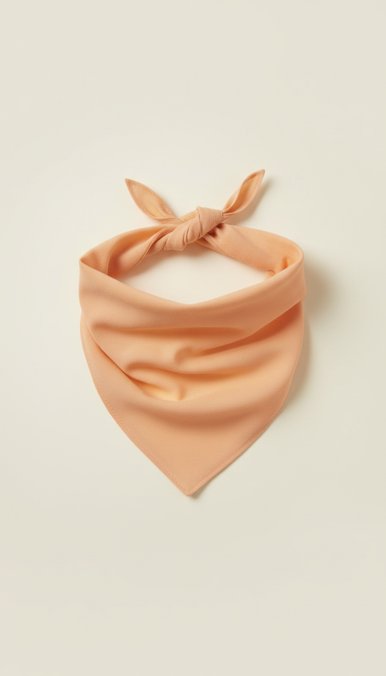 Mellow Apricot Dog Bandana