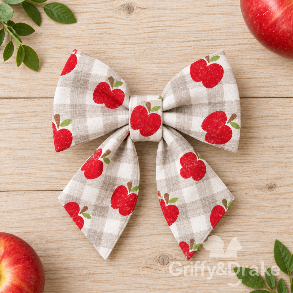Apple of my Eye Sailor Bow Tie