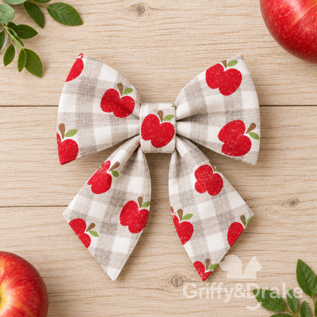 Apple of my Eye Sailor Bow Tie