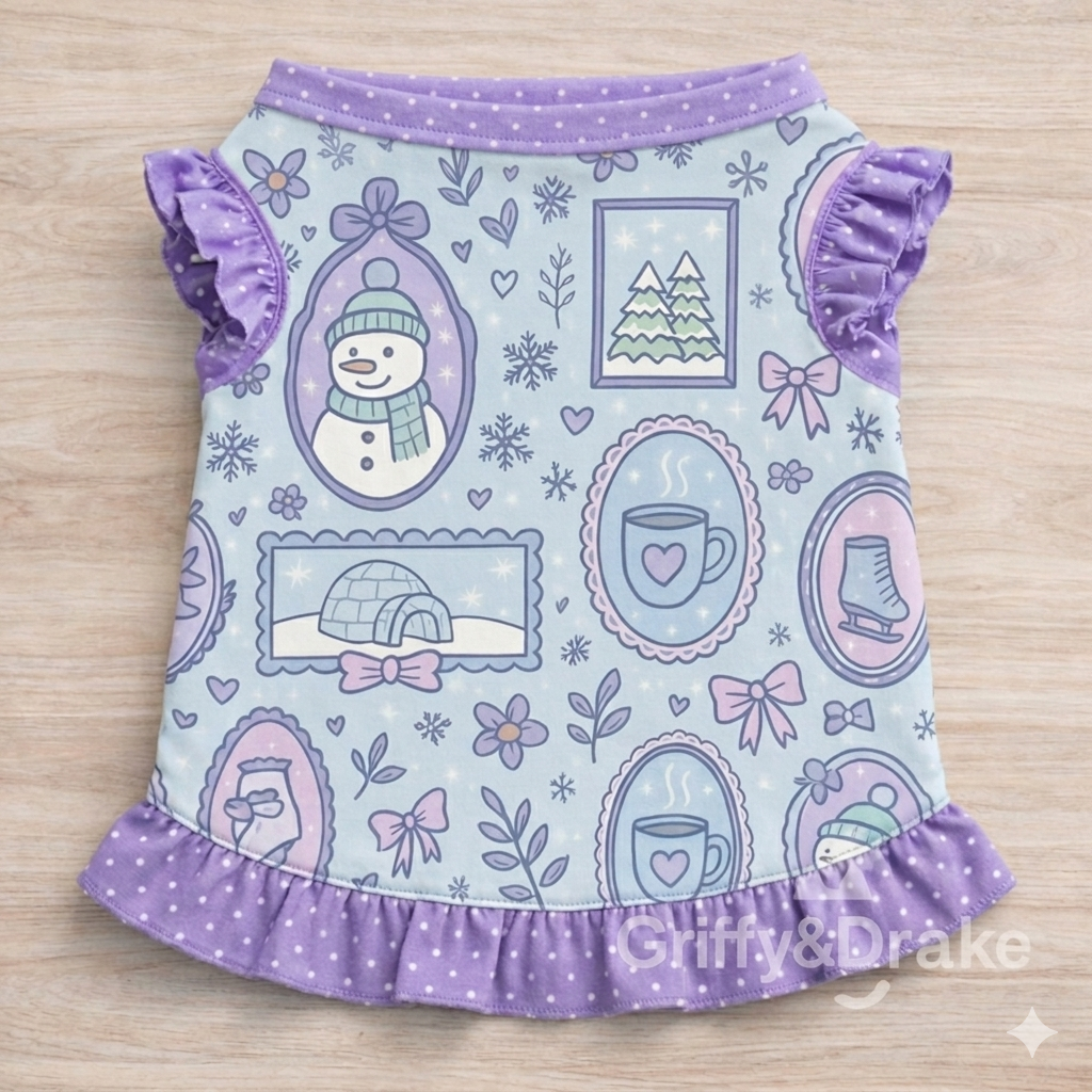 Winter Memories Ruffle Shirt