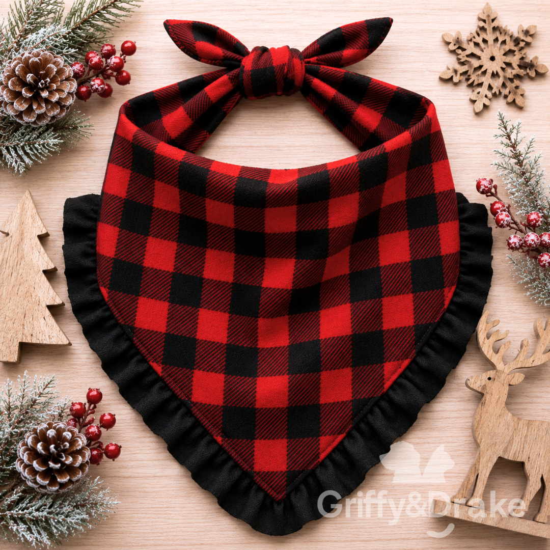 Cabin Fever Ruffle Bandana