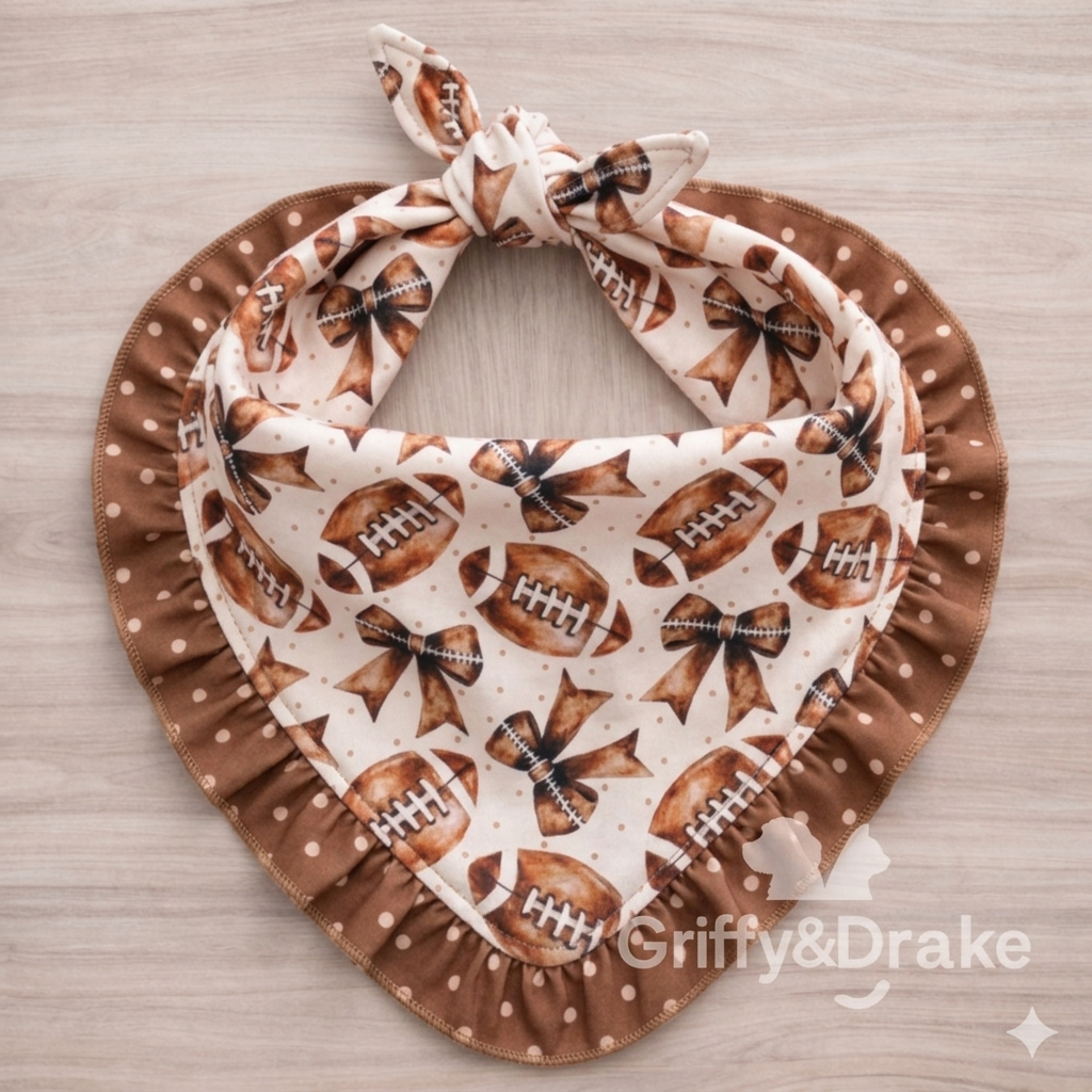Touchdown Tails Ruffle Bandana