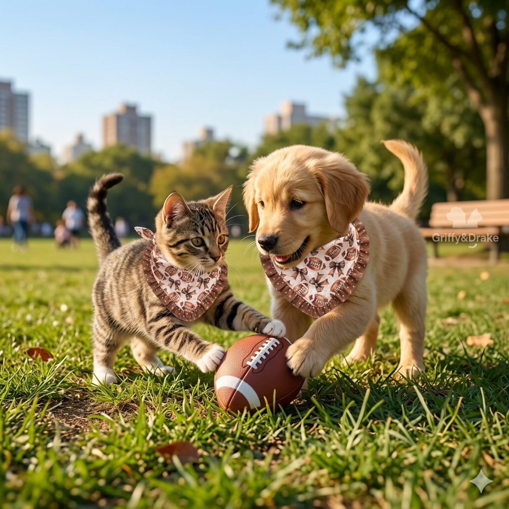 Touchdown Tails Ruffle Bandana