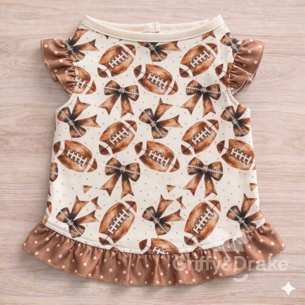 Touchdown Tails Ruffle Shirt