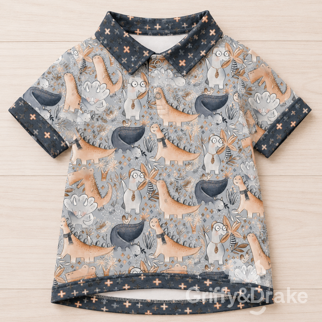 Jurassic Tails Polo Shirt