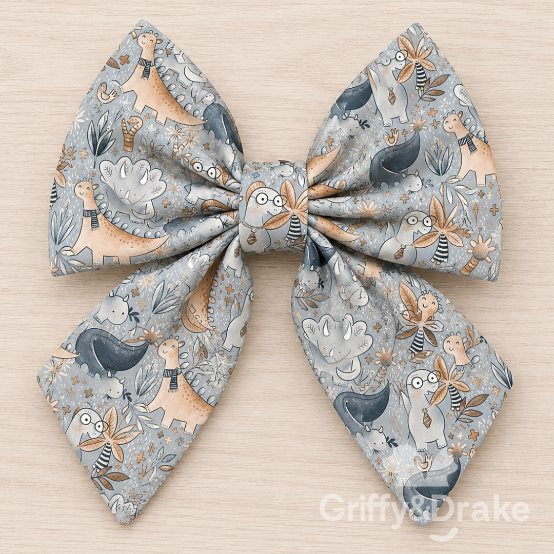 Jurassic Tails Sailor Bow