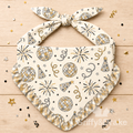 Midnight Magic Ruffle Bandana