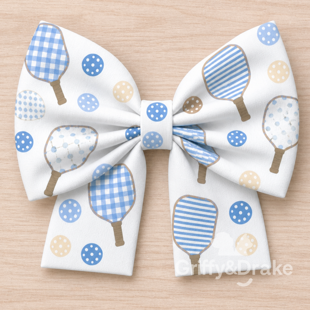 Pickleball Pals Sailor Bow