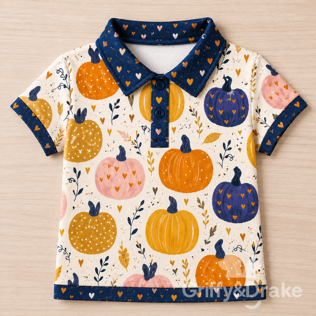 Pretty Pumpkins Polo Shirt