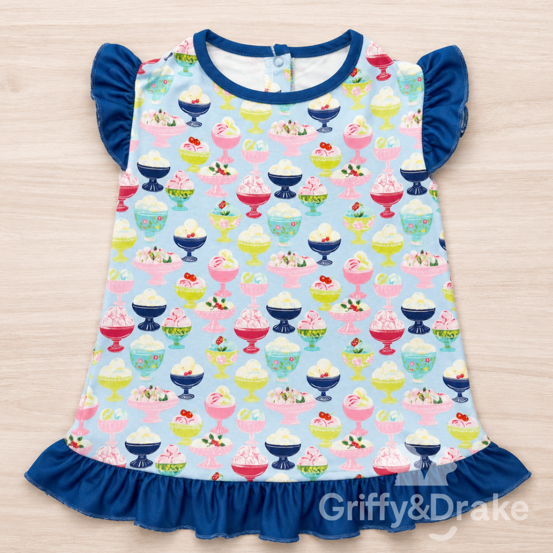 Sundae Fun Day Ruffle Shirt