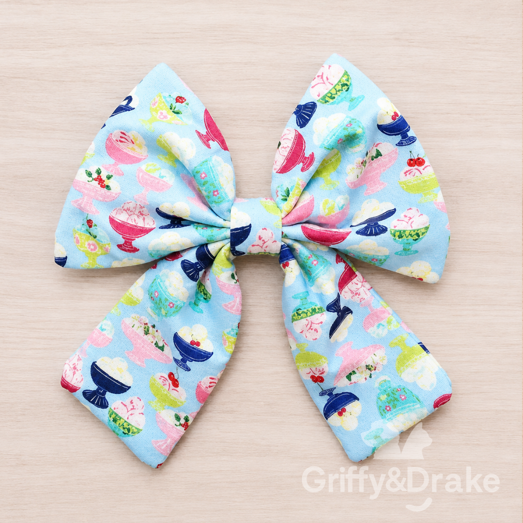 Sundae Fun Day Sailor Bow Tie