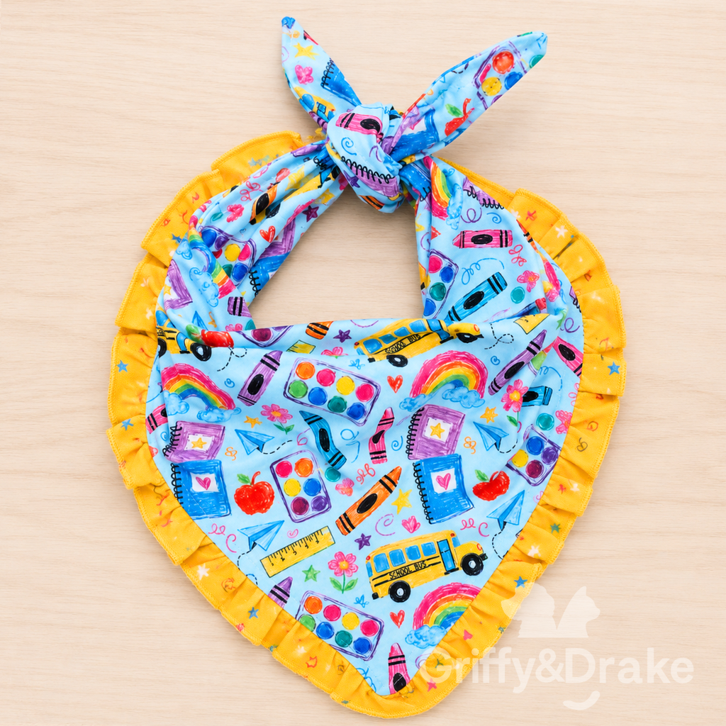 Teacher's Pet Ruffle Bandana